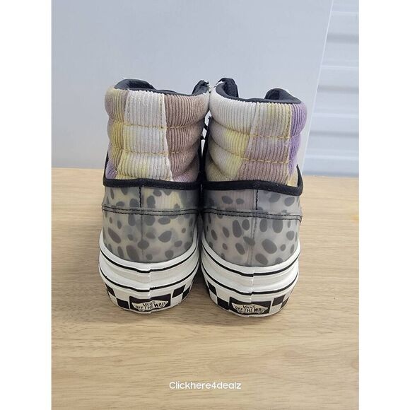 Vans Super Comfycush S Blotched Multi/Marshmallow Men’s 8.5 Women’s Size 10 - Picture 4 of 5